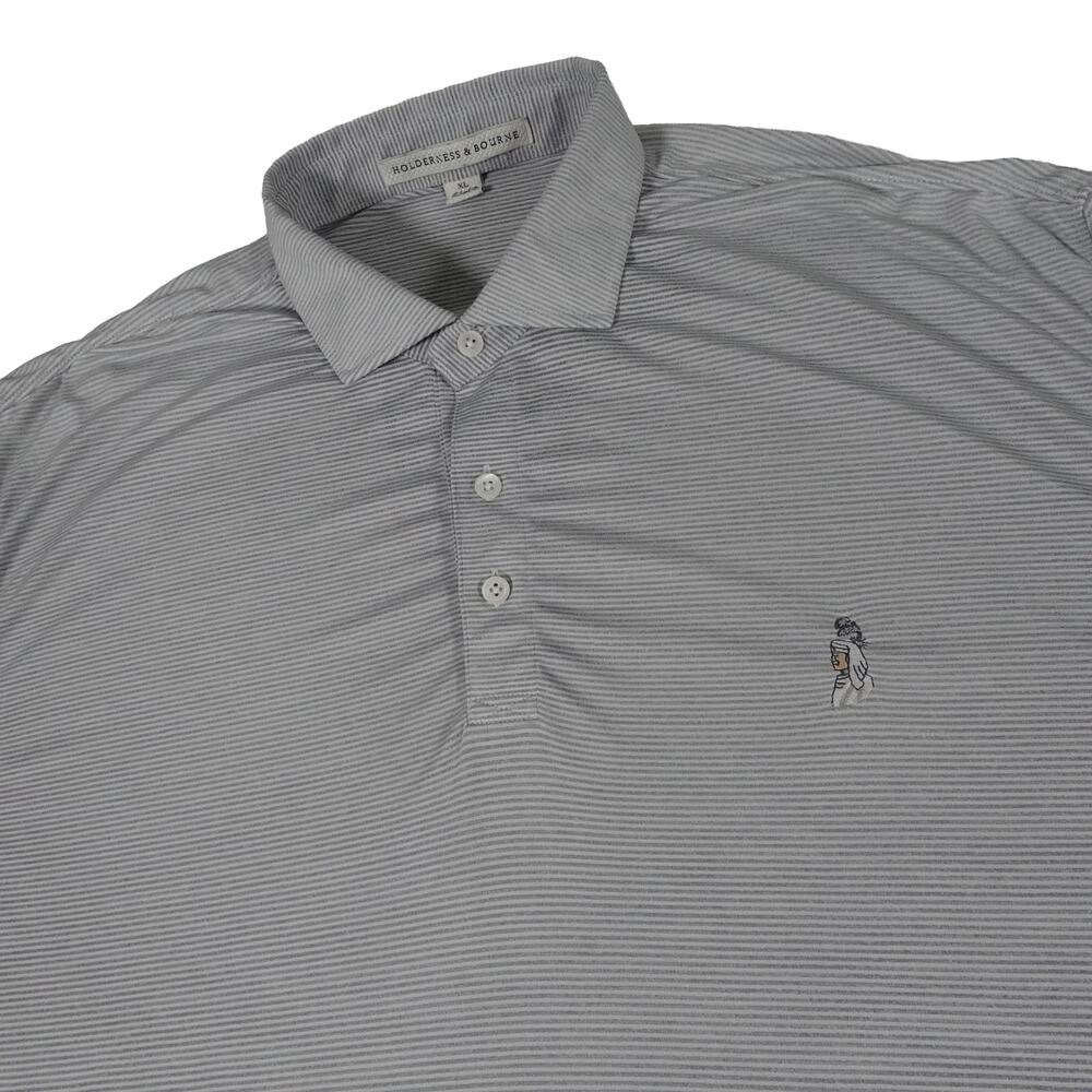 Mayacoo Lakes Holderness & Bourne Performance Long Sleeve Golf Polo Men's XL